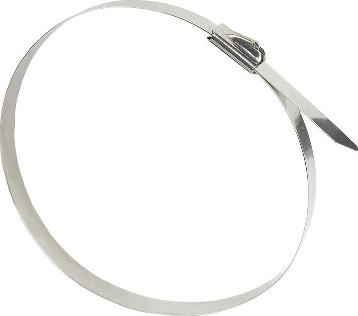 Immagine prodotto Good Connections Fascette in acciaio inox 300 mm x 7,9 mm, da -60 °C a +550 °C, 20 pezzi (Fascette in metallo, 300 mm, 20 pz.)