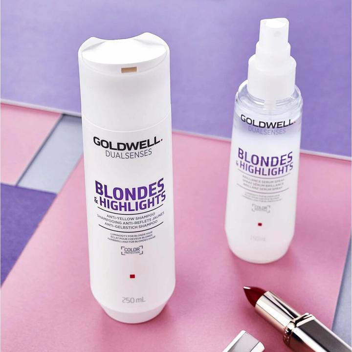 Produktbild Goldwell Dualsenses Blondes & Highlights Anti-Yellow Shampoo (250 ml, Flüssiges Shampoo)