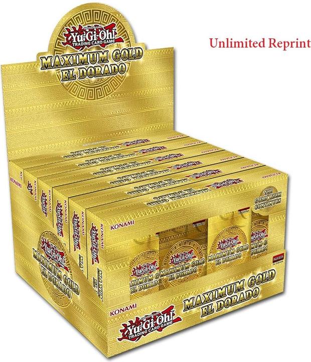 Actual product image Yu-Gi-Oh ! Maximum Gold El Dorado Display unlimited EN (English, Booster display)