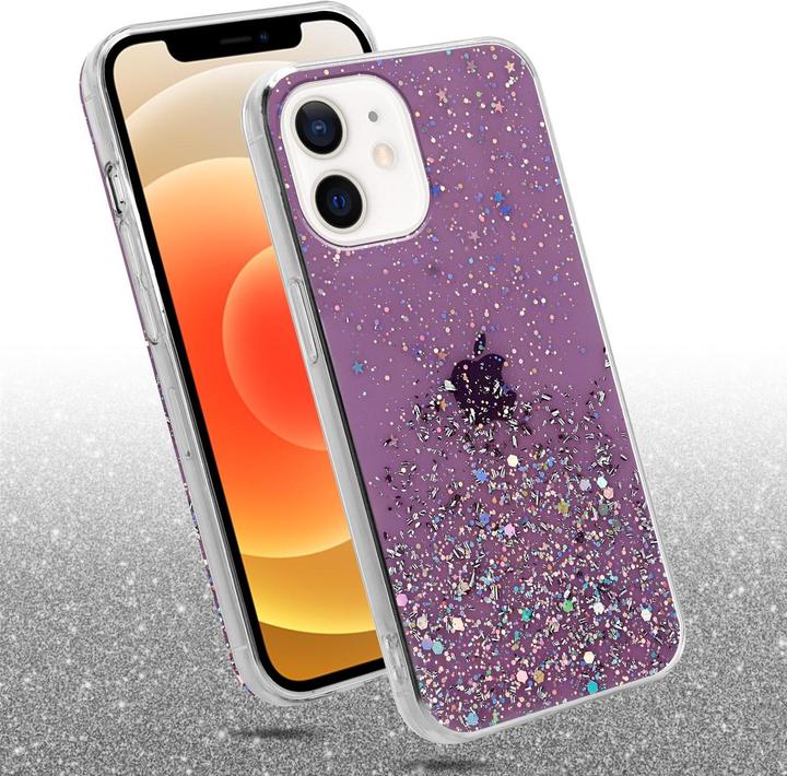 Actual product image Cadorabo TPU cover sparkling glitter (Apple iPhone 12 mini)