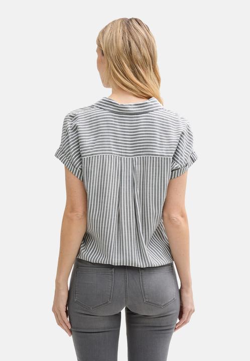 Immagine prodotto Tom Tailor Bluse dünnes Kurzarmshirt (38)