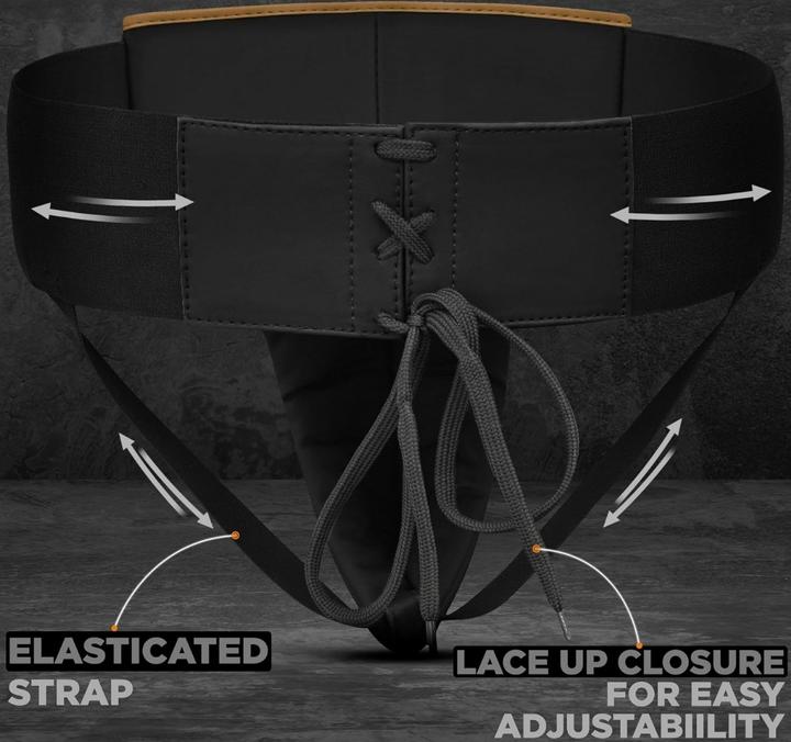 Actual product image Rdx Groin Guard Rex F6 Matte Golden-XL (XL)