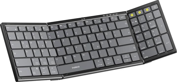 Inateck Keyboard faltbar N0135 black (DE, Sans fil)