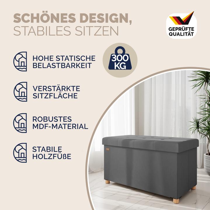 Produktbild Casaria Sitztruhe (38 cm)