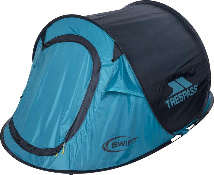 Actual product image Trespass SWIFT II Pop Up Tent for 2 people (Pitching tent, 2 persons)