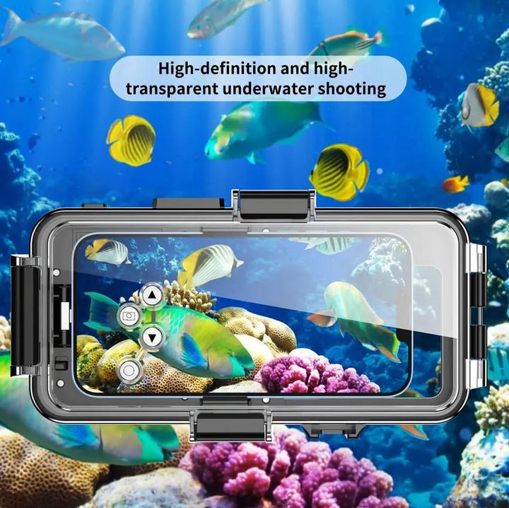 Produktbild PhoneLook Hülle Wasserdichtes Schutzcover zum Schnorcheln und Tauchen bis 30M Military grade alle s (Apple iPhone 4, LG G4s)