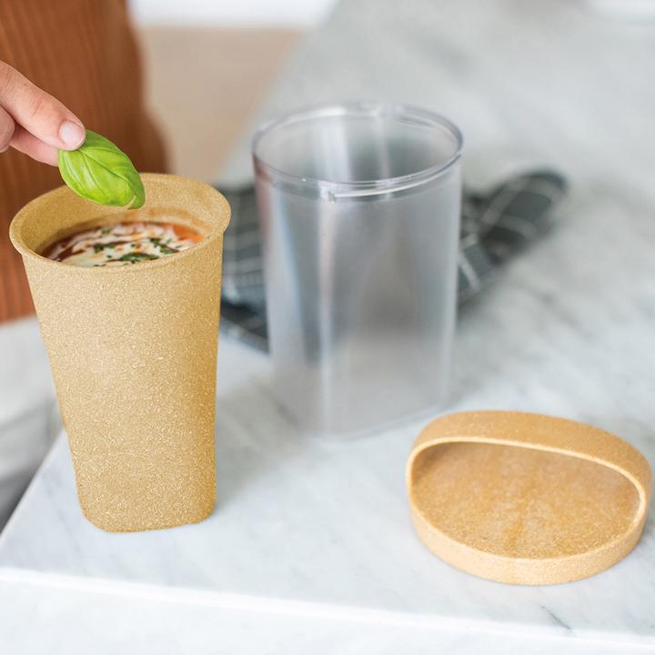 Produktbild Koziol Snackpot mit tiefem Einsatz und Deckel 550 ml BUDDY ISO