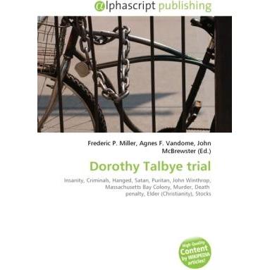 Dorothy Talbye trial, Fachbücher
