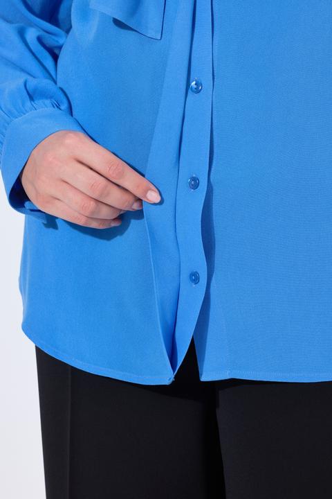 Image du produit Ulla Popken Blouse à manches longues avec châle intégré (42, 44)