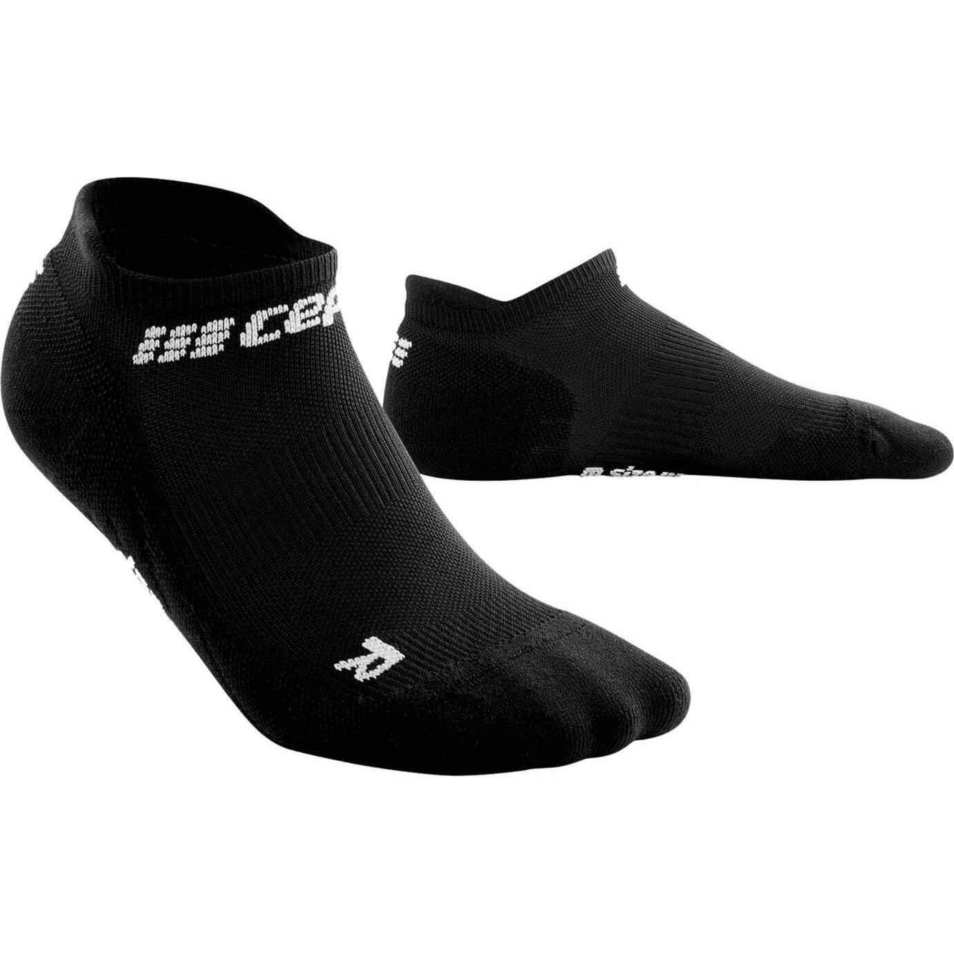 Cep, Herren, Sportsocken, The Run Compression No Show Socken (42 - 45), Schwarz