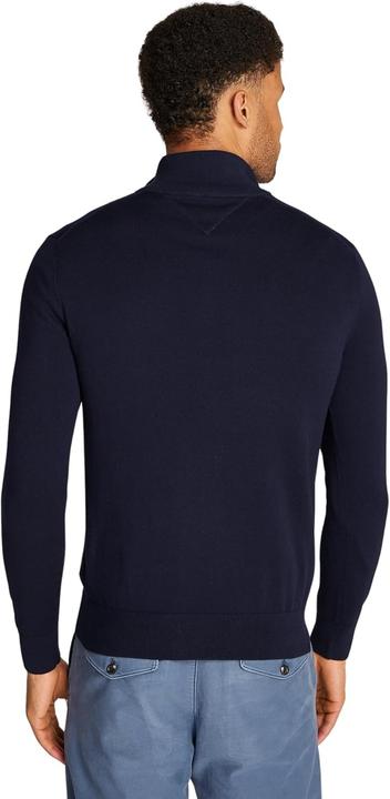 Actual product image Tommy Hilfiger Essential Cotton Zip Mock (XL)