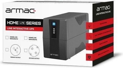 Image du produit Armac UPS Line-Interactive 650VA HL/650E/LED/V2 (650 VA, 390 W, Line-interactive Onduleur)