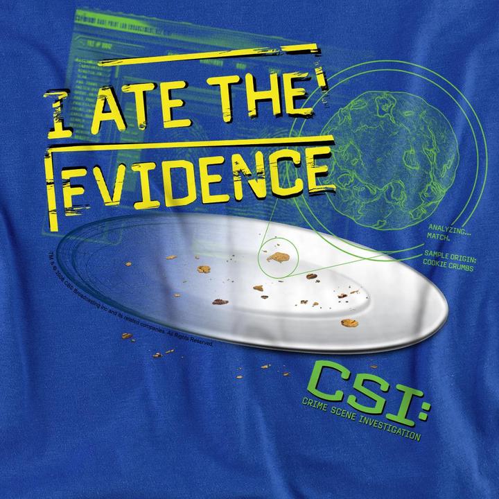 Immagine prodotto Csi: NY I Ate the Evidence Felpa Adulto Unisex (S)