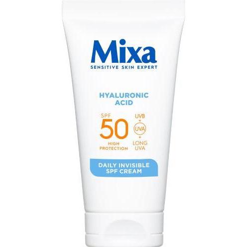Mixa, Sonnencreme, Hyaluronic Acid Daily Invisible SPF Cream (Sonnencreme, SPF 50, 50 ml)