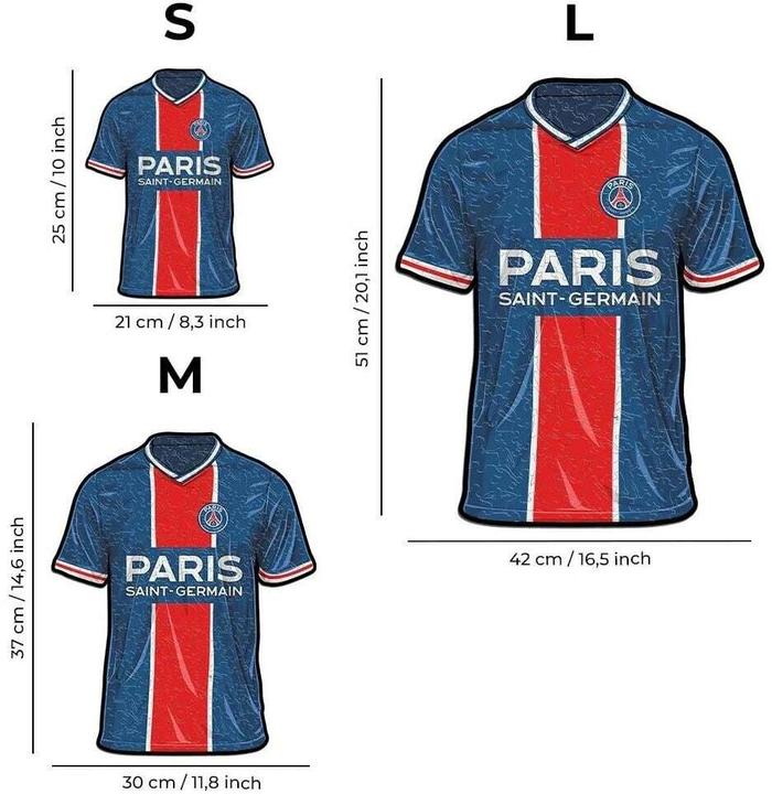 Image du produit Iconic PSG FC - Maillot - Puzzle en bois Taille M (270 pièces) (270 pièces)