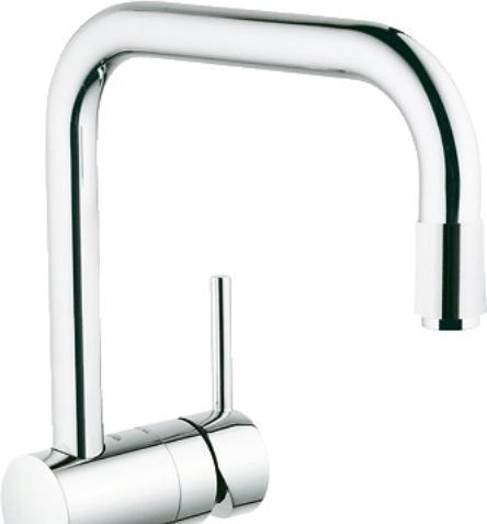Productafbeelding Grohe Eéngreeps wastafelmengkraan MINTA 1/2inch, U-uitloop chroom