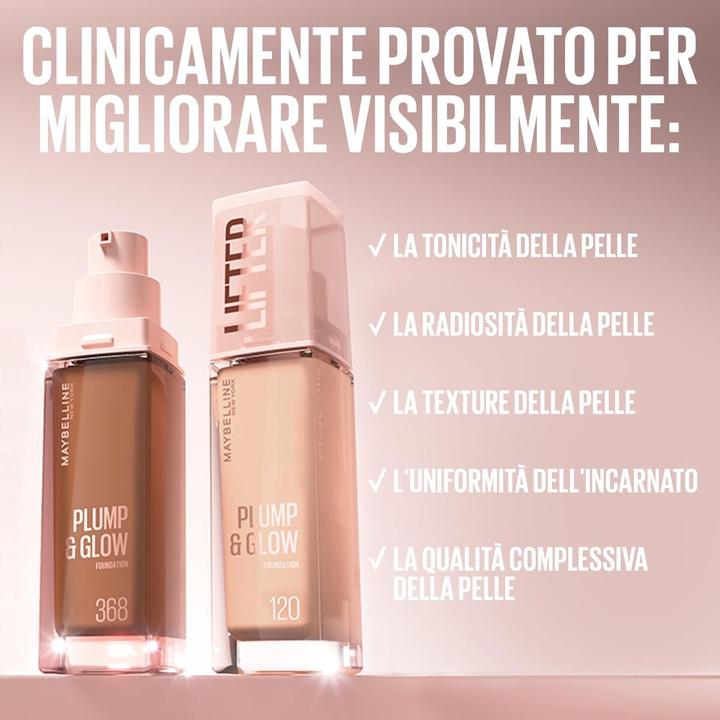 Immagine prodotto Maybelline New York Maybelline - Makeup SPF 15 Plump & Glow Lifter Foundation 30 ml - Shade: 119 (119)