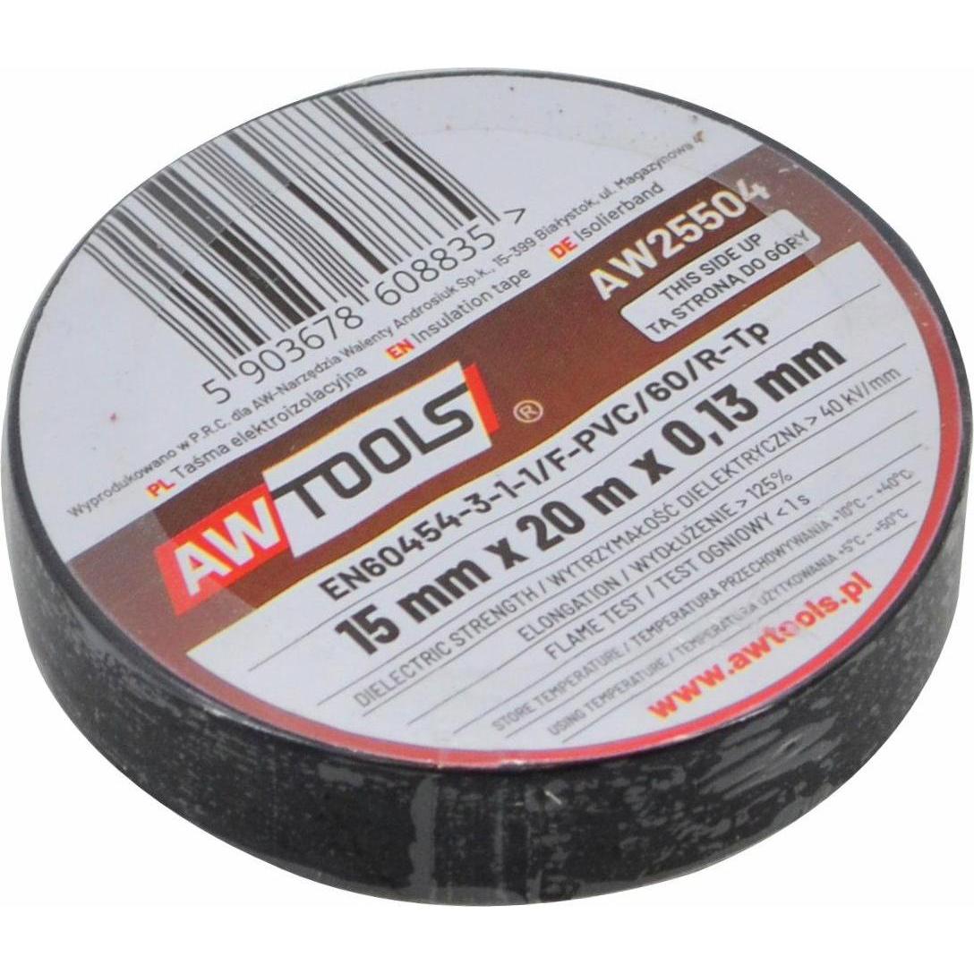 Thumbnail - Awtools, Klebeband, Isolationsband 15 mm x 20 m schwarz (15 mm)