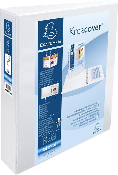 Actual product image Exacompta KREACOVER - Ring binders A4 Maxi (A4, 67 mm, 1 pcs.)