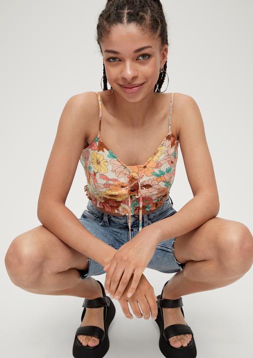 Actual product image s.Oliver Bluse Crop Bluse aus Baumwolle (38)