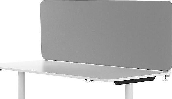 Actual product image kaiserkraft Softline Event acoustic desk partition, HxWxD 450 x 1400 x 30 mm, fabric, light
