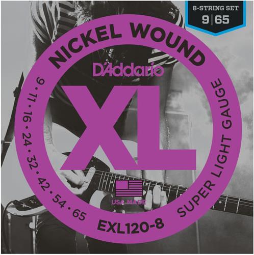 D'Addario Exl120-8 (8 x, E-Gitarre, 0.07")