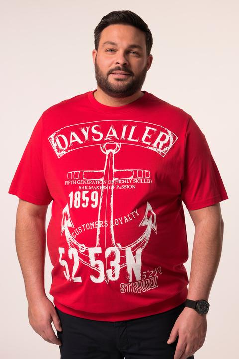 Produktbild Men+ T-Shirt, Halbarm, Bauchfit, Print, Rundhals (4XL)