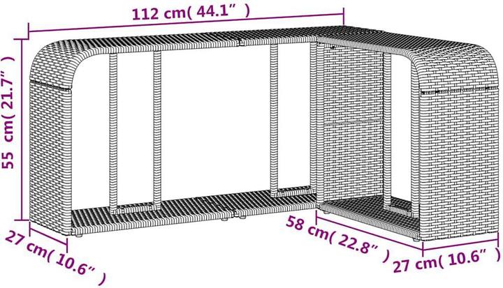 Produktbild vidaXL Garten Sofagarnitur
