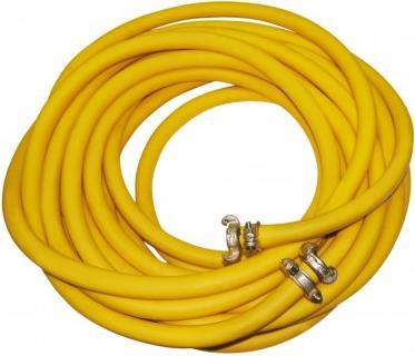 Elmag - Pressluft-Schlauchgarnitur 20 m, 15 bar 19x5 mm, kompl. mit Klauenkupplung 42mm