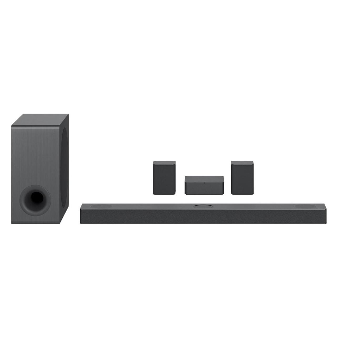 LG DS80QR (620 W, 5.1 Kanal), Soundbar, Silber