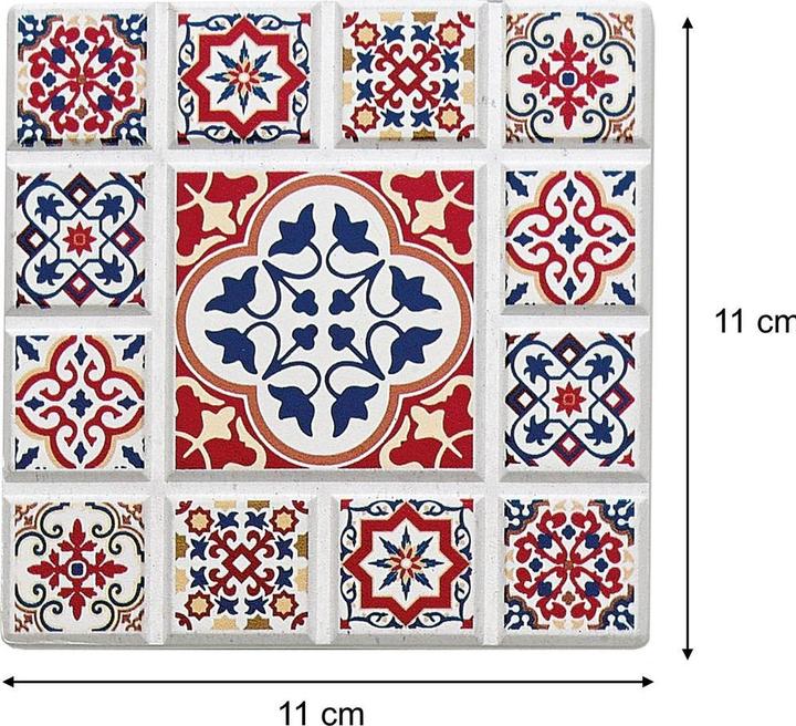 Produktbild Zassenhaus Untersetzer Marrakesch Blume (1 x, Glasuntersetzer)