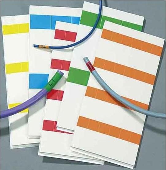 Actual product image HellermannTyton Hellermann Tyton 598-14020 Rectangle White 240pc(s) Self Adhesive Label