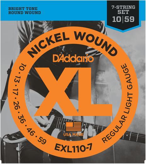 Produktbild D'Addario Exl110-7 (7 x, E-Gitarre, 0.06")