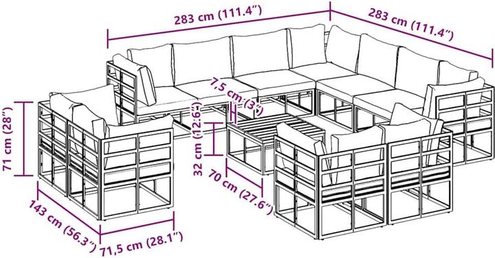 Produktbild vidaXL Ahmad