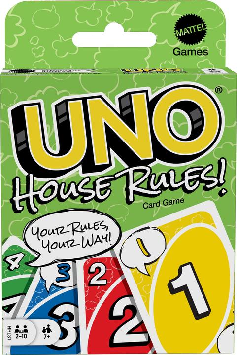 Mattel Games UNO House Rules (2 - 10 Players)