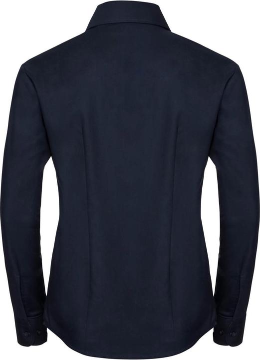 Produktbild Russell Collection Easy Care Oxford Bluse Langarm (L)