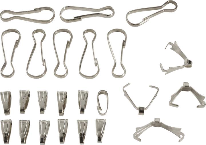 Produktbild Meyco Anhängerschlaufen, 24 Stück (Metall)