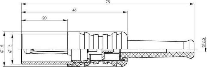 Actual product image Telegärtner PH connector plug, straight J01080A0007 1 pc.