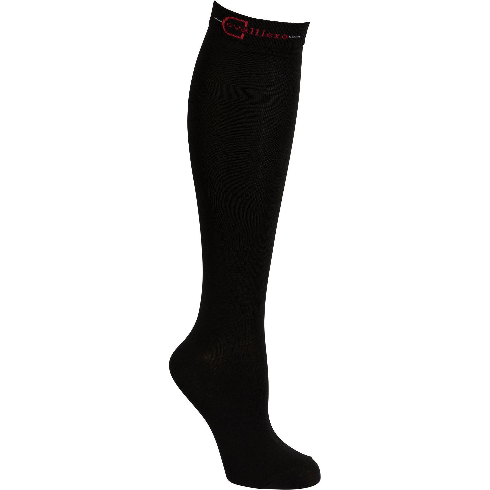 Kerbl, Unisex, Sportsocken, Reitstrümpfe Grado (37 - 39), Schwarz