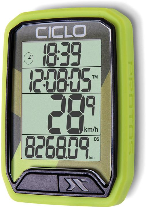 Produktbild Ciclosport Protos 213 Funk Fahrradcomputer Fahrradtacho 4 Zeilen Display
