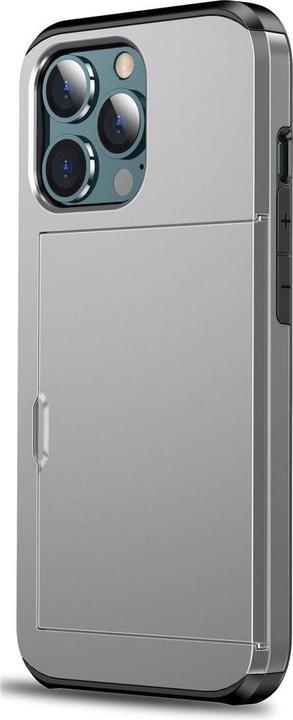 Produktbild König Design Hülle Handy Schutz für Apple iPhone 13 Pro Max Case Cover Tasche Etuis Grau Neu (Apple iPhone 13 Pro Max)