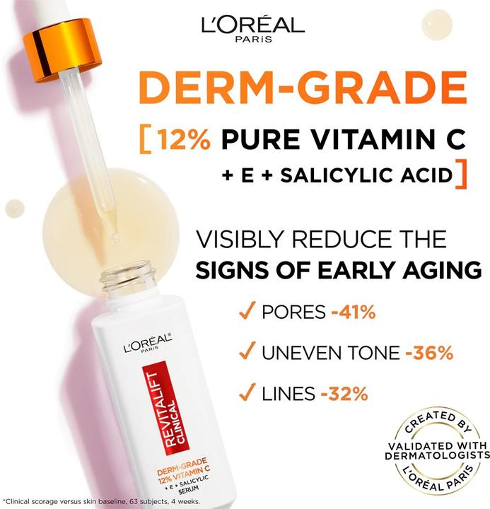 Actual product image L'Oréal Paris Revitalift Pure 12% Vitamin C (30 ml)