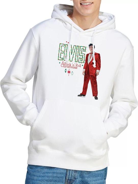 Produktbild Elvis Holiday Lights Kapuzenpullover weihnachtliches Design (S)