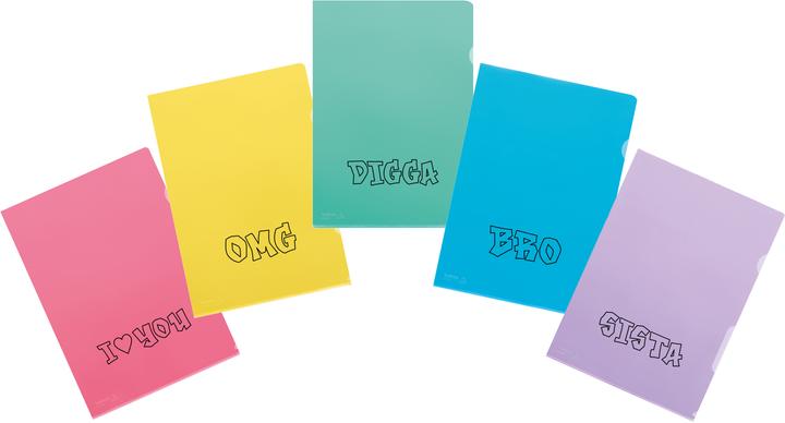 Actual product image Kolma A4 Fashion "Slang" assorted folders (A4, 10x)