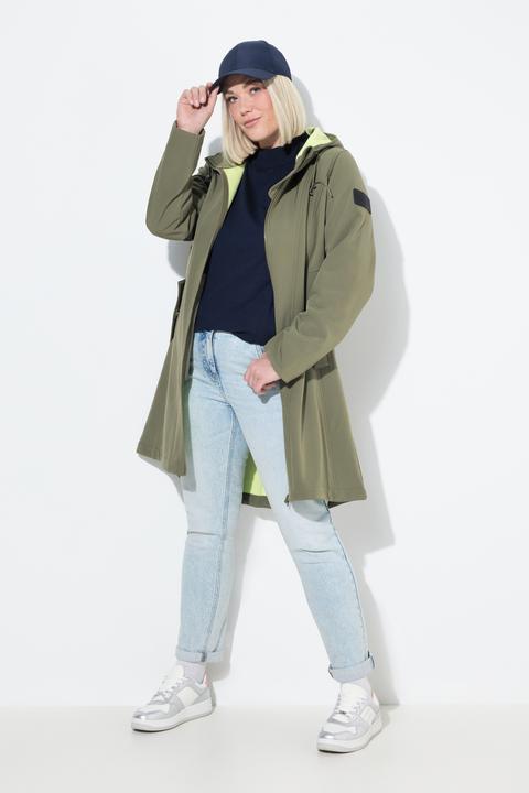 Produktbild Ulla Popken HYPRAR Softshelljacke, wasserabweisend, 2-Wege-Zipper (54)