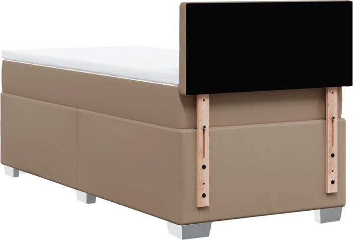 Actual product image vidaXL Bo x springbett Matratze 100 x 200cm Kunstleder (100 x 200 cm)