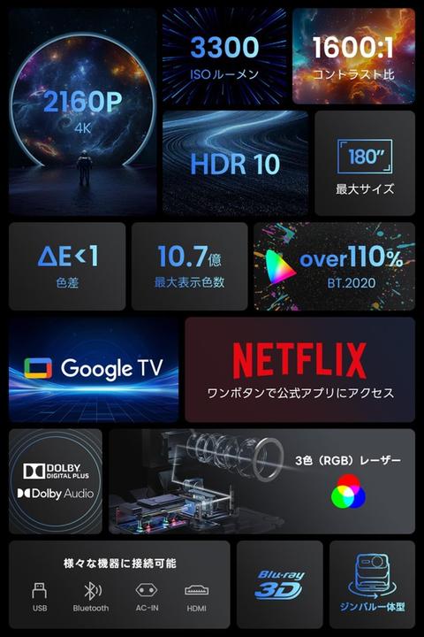 Produktbild JMGO N1S Ultra (4K, 3000 lm, 1.2:1)