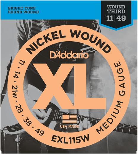 D'Addario Exl115w (6x, E-Gitarre, 0.05")