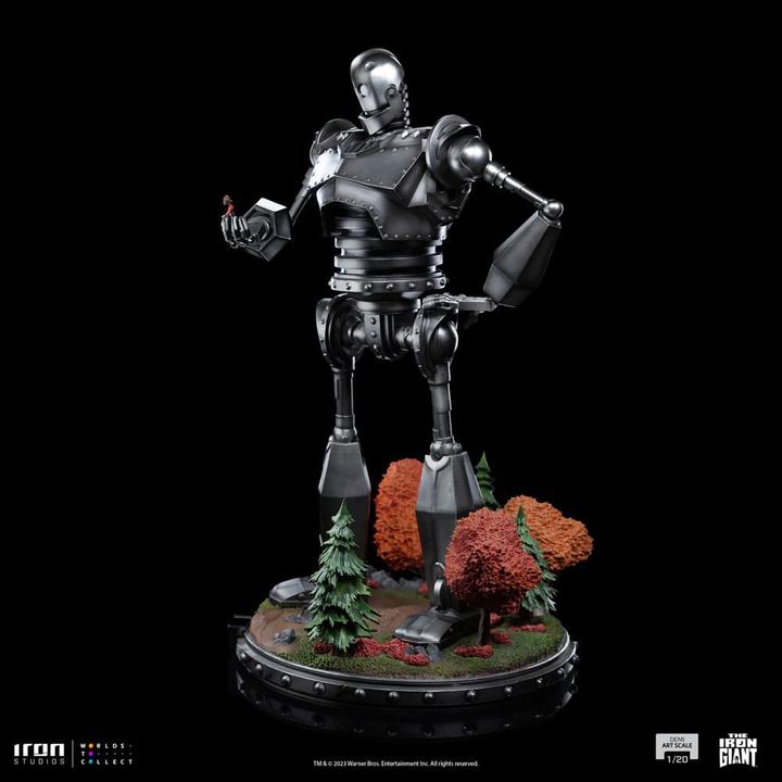 Produktbild Iron Studios Le Géant de fer statuette 1/20 Demi Art Scale Iron Giant & Hogarth Hughes 60 cm