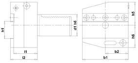 Produktbild Magni FORTIS VDI Abstechhalter rechts AR 30x 26mm